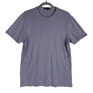 Robert Barakett Shirt Mens Medium Purple Pima Cotton Barakett Tee Crewneck
